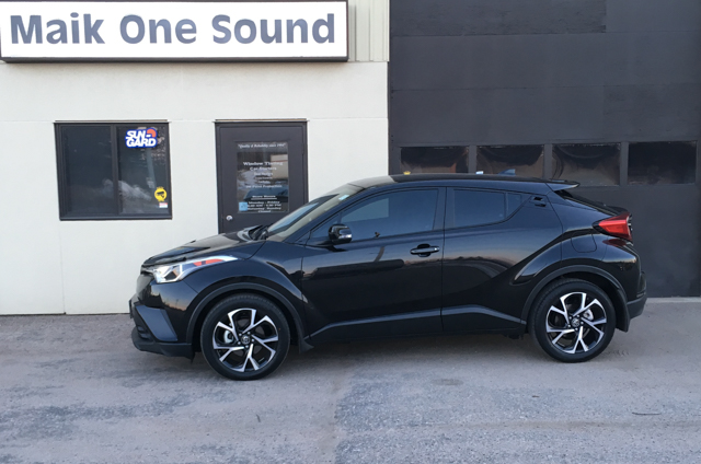 Toyota 2018 CH-R with professional window tint in North Bay